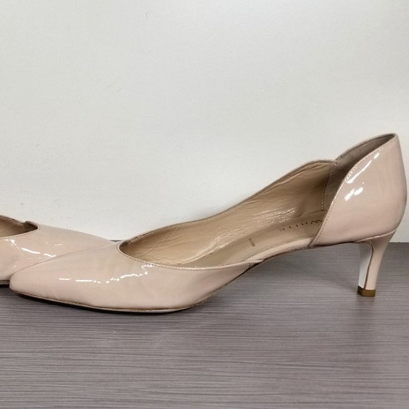 Ron White Merile Half d'Orsay Pump, Nude Patent leather, Womens Size 10.5 - Picture 6 of 10
